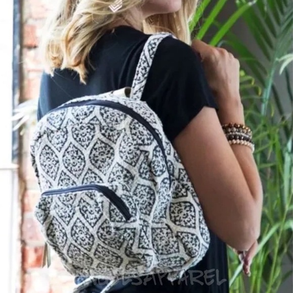 Beautiful Marquis Pattern Backpack, Handmade by:Ruggine, NEW✔️ - Picture 2 of 9